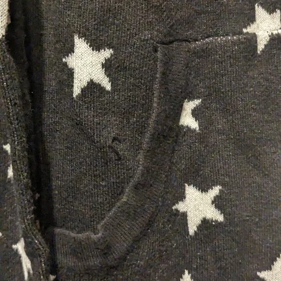 Star hooded open cardigan - Picture 2 of 5
